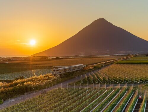 夕日 | kagoshima view
